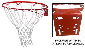 7/8"- 22mm Super Heavy Duty Basketball Hoop & Net