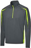 Sport-Tek Wick Stretch 1/2-Zip Colorblock Pullover