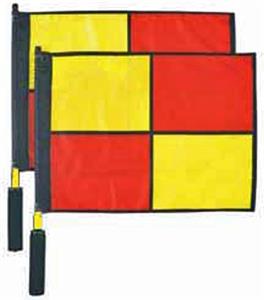 Alum Pole Swivel Soccer Linesmans Flags (set of 2)