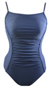 Adoretex Womens Solid Shirred Swim Suit Adoretex Womens Solid Shirred Swim Suit