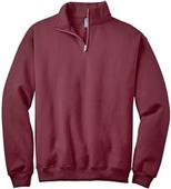 JERZEES 1/4-Zip Cadet Collar Sweatshirt