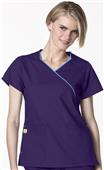 WonderWink Mock Wrap Lady Fit Hotel Scrub Top