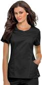 Landau Smart Stretch Curved Crossover Scrub Tunic