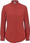 Edwards Womens Batiste Banded Collar Shirt Edwards Womens Batiste Banded Collar Shirt