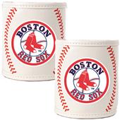 MLB Boston Red Sox Baseball 2pc Can Holder Set