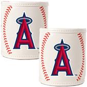 MLB Los Angeles Angels Baseball 2pc Can Holder Set