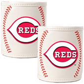 MLB Cincinnati Reds Baseball 2pc Can Holder Set
