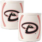 MLB Diamondbacks Baseball 2pc Can Holder Set