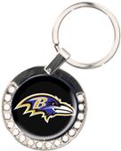 NFL Baltimore Ravens Rhinestone Key Chain