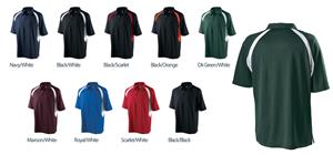 Holloway Mens Circuit Zip Neck Polo Shirt