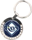 MLB Tampa Bay Rays Rhinestone Key Chain