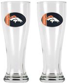 NFL Denver Broncos 2 Pc 16oz Classic Pilsner Set
