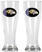 NFL Baltimore Ravens 2 Pc 16oz Classic Pilsner Set