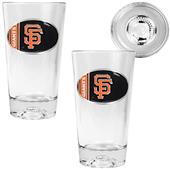 MLB SF Giants 2pc Baseball Pint Glass Set
