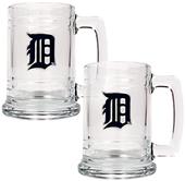 MLB Detroit Tigers 2pc Glass Tankard Set