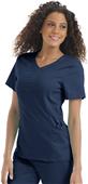 Urbane Women's "Brianna" Y-Placket Scrub Top