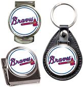 MLB Braves Key Chain Money Clip & Magnet Clip Set