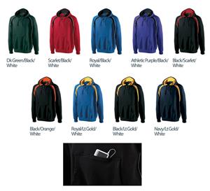 Holloway Tri-Color Quarter Zip Vibe Hoodie