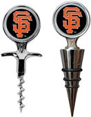MLB SF Giants Cork Screw & Bottle Topper Set