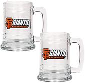 MLB San Francisco Giants 2pc Glass Tankard Set