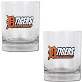 MLB Detroit Tigers 14 oz. 2pc Rocks Glass Set