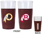 NFL Washington Redskins 16oz GameBall Pint Glasses