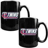 MLB Minnesota Twins 2pc Coffee Mug Set