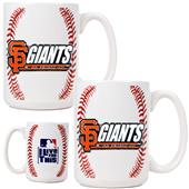 MLB SF Giants 2pc Gameball Coffee Mug Set