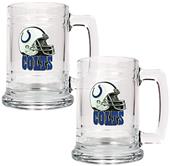 NFL Indianapolis Colts 2pc Glass Tankard Set