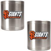 MLB Giants 2pc Stainless Steel Can Holder Set