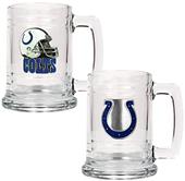 NFL Indianapolis Colts 2pc Glass Tankard Set