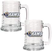 NFL St. Louis Rams 2pc Glass Tankard Set