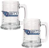 NFL Tennessee Titans 2pc Glass Tankard Set