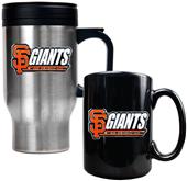 MLB SF Giants Travel Mug & Coffee Mug Set
