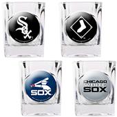 MLB White Sox 4pc Collector's Shot Glass Set