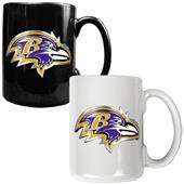 NFL Baltimore Ravens Multi Color Mug Set