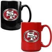 NFL San Francisco 49ers Multi Color Mug Set