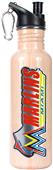 Marlins Wood Grain Stainless Steel Water Bottle