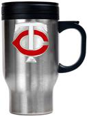 MLB Twins Stainless Steel Travel Mug 16oz.