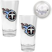 NFL Tennessee Titans Football Base Pint Glass Set