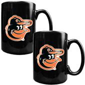 MLB Baltimore Orioles 2pc Coffee Mug Set