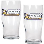 NFL Minnesota Vikings 20 oz Pub Glass Set