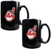 MLB Cleveland Indians 2pc Coffee Mug Set