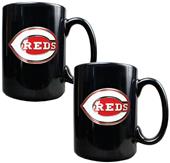 MLB Cincinnati Reds 2pc Coffee Mug Set