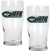 NFL New York Jets 20 oz Pub Glass Set