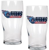 NFL Tennessee Titans 20 oz Pub Glass Set