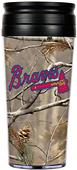 MLB Braves Open Field Acrylic Travel Tumbler