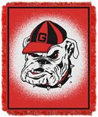 Northwest NCAA Georgia Bulldogs Jacquard Throws