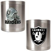NFL Oakland Raiders Stainless Steel Can Holders