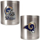 NFL St. Louis Rams Stainless Steel Can Holders